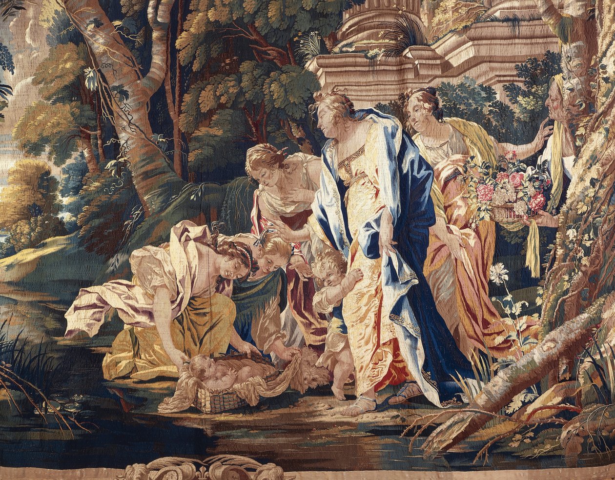 Mózes megtalálása alkotó: Simon Vouet
