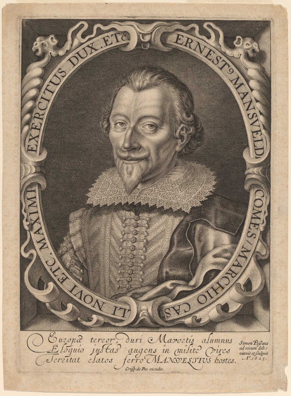 Ernest Mansfeld gróf alkotó: Simon de Passe