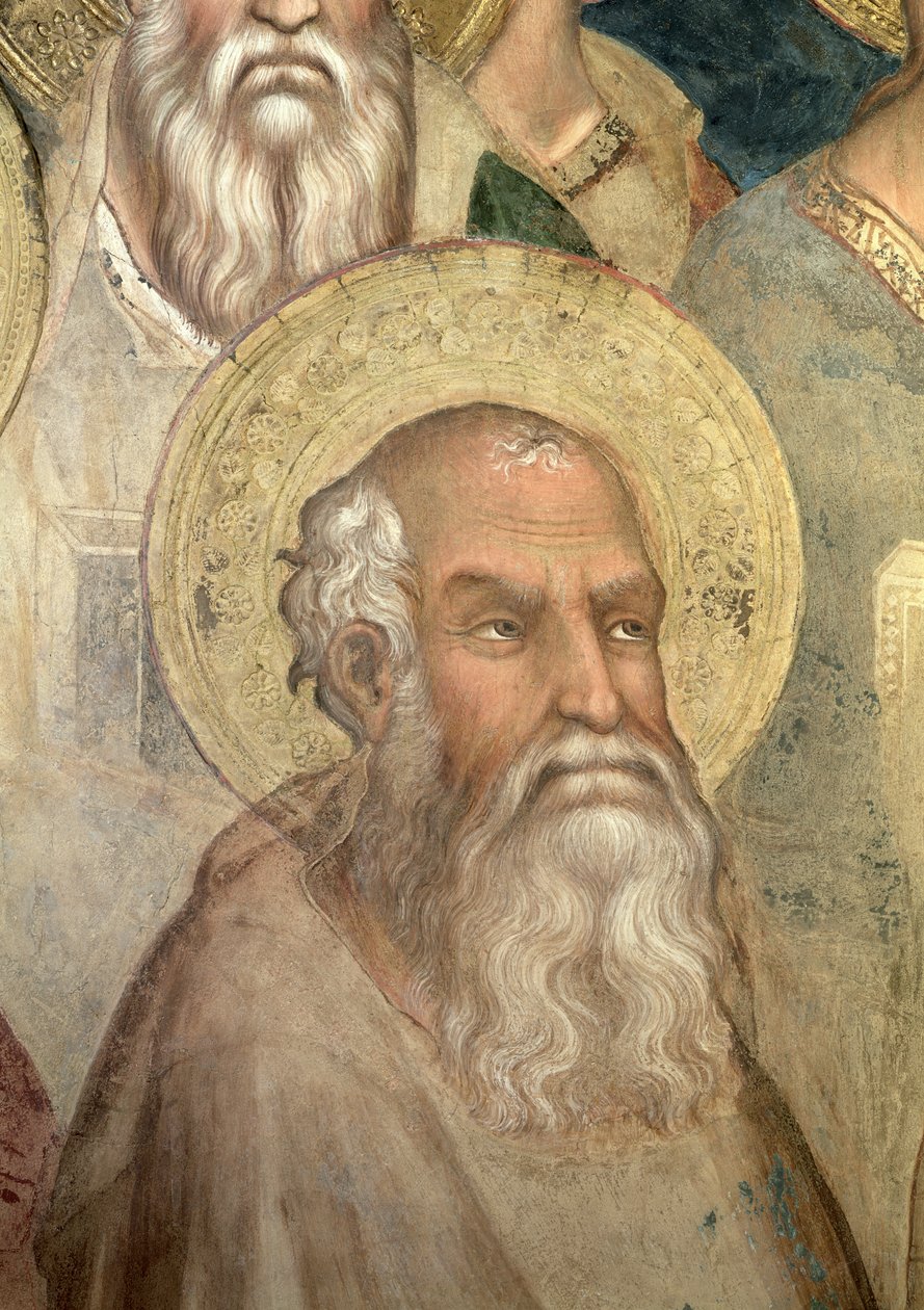 Maesta: Szent János evangélista, 1315 (51591. részlet) alkotó: Simone Martini