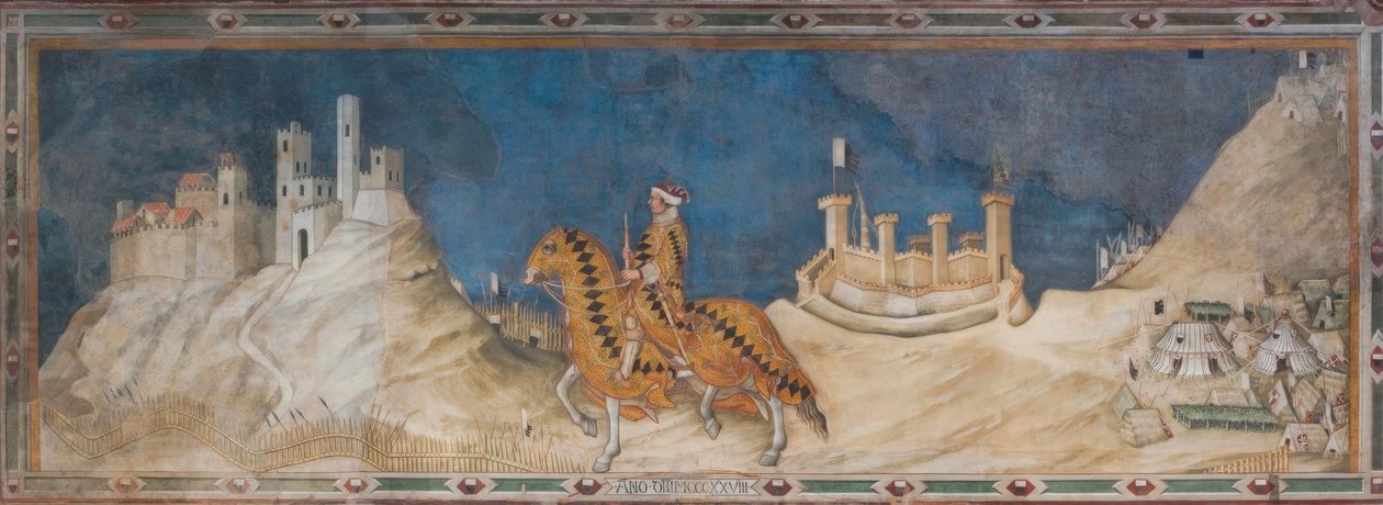 Guido Riccio (Fogliano / Simone Martini). alkotó: Simone Martini