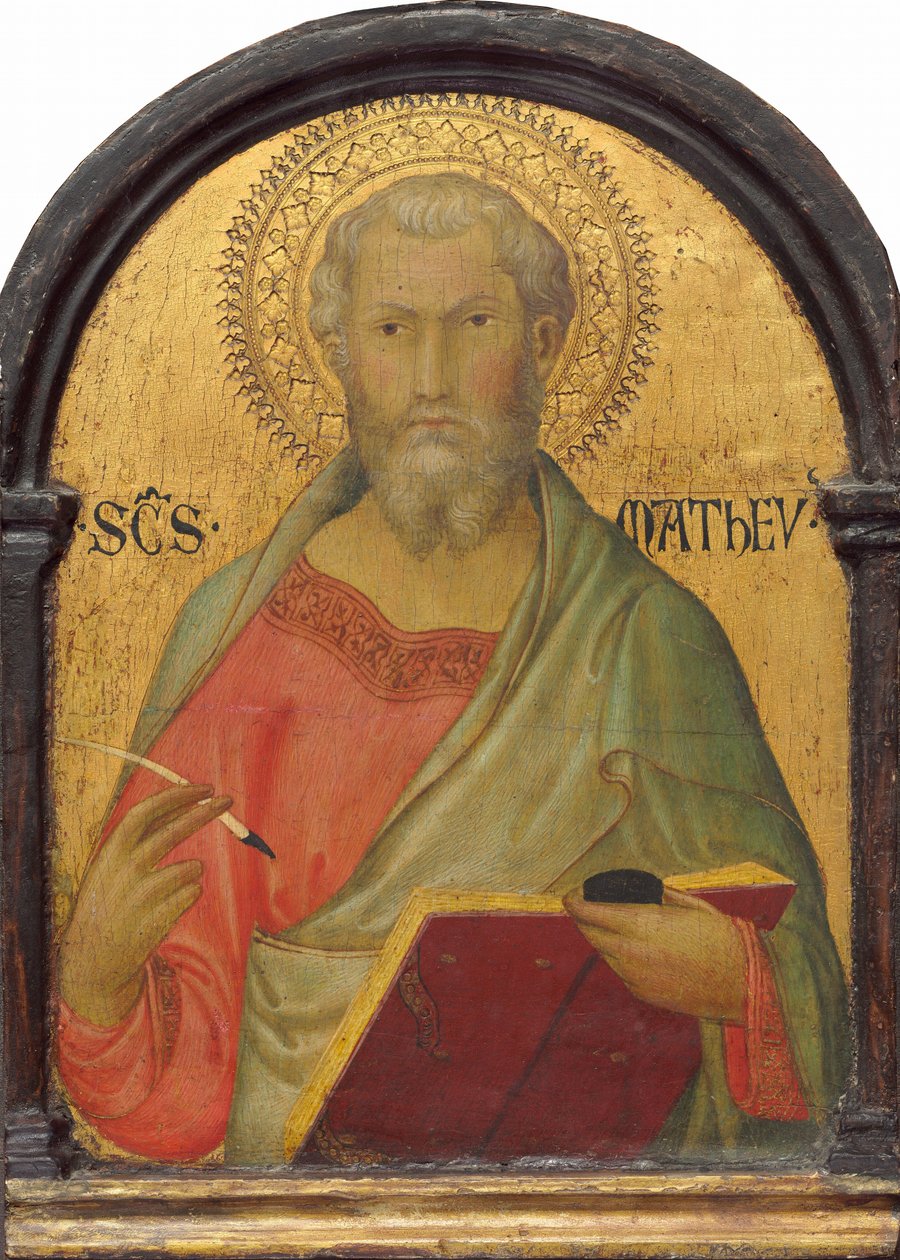 Szent Máté alkotó: Simone Martini