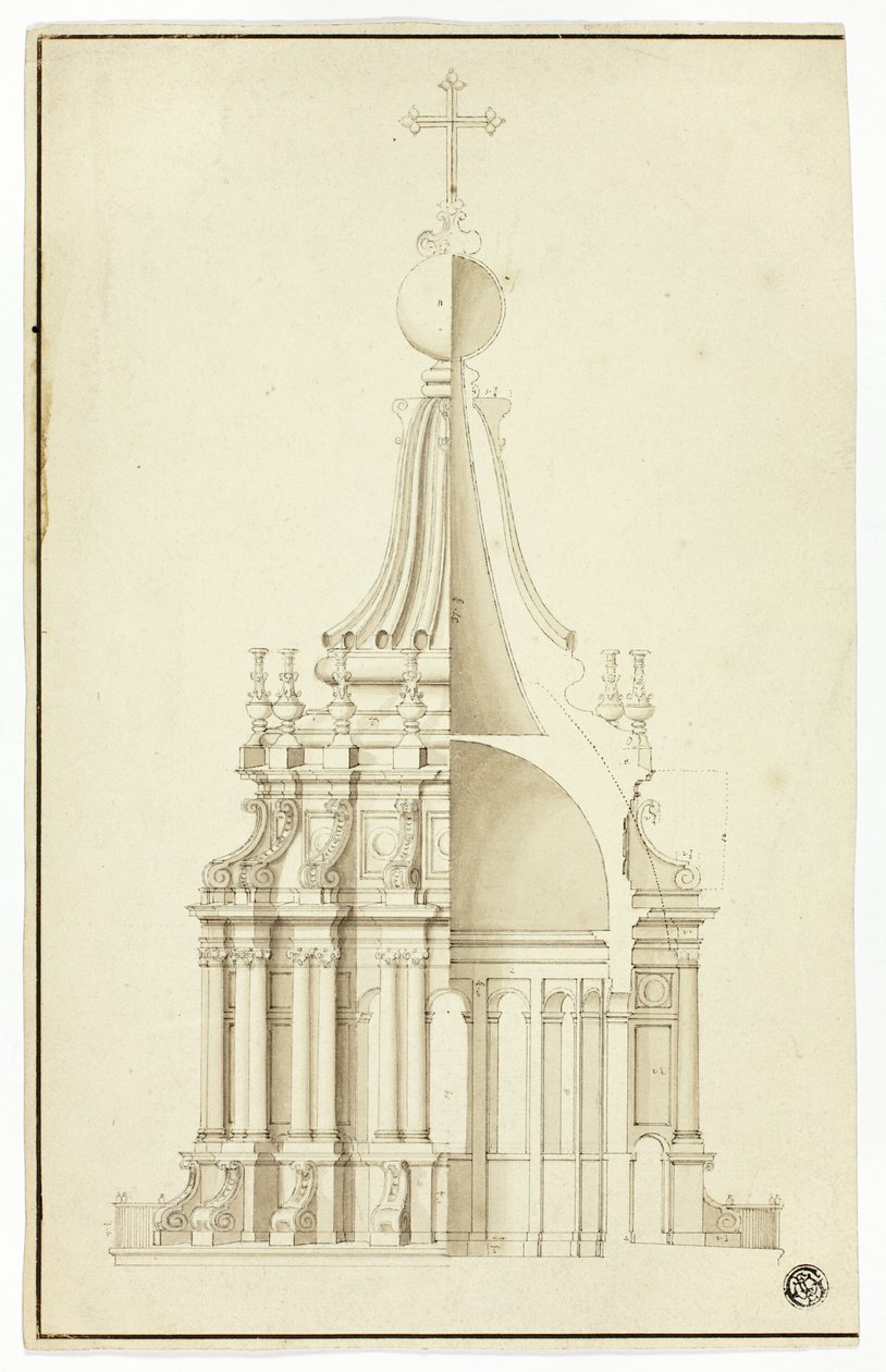 A kupola lámpása, Szent Péter, Róma alkotó: Sir Christopher Wren