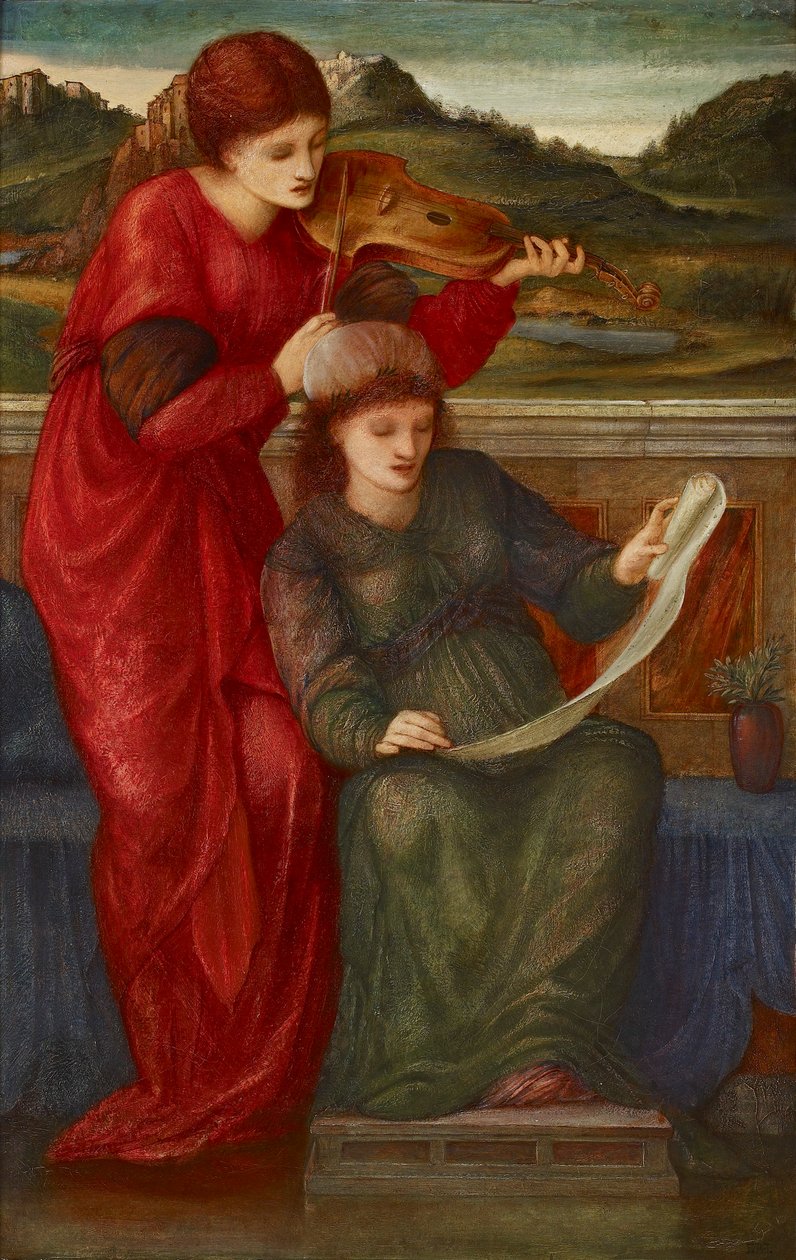 Zene, 1877 alkotó: Sir Edward Coley Burne Jones