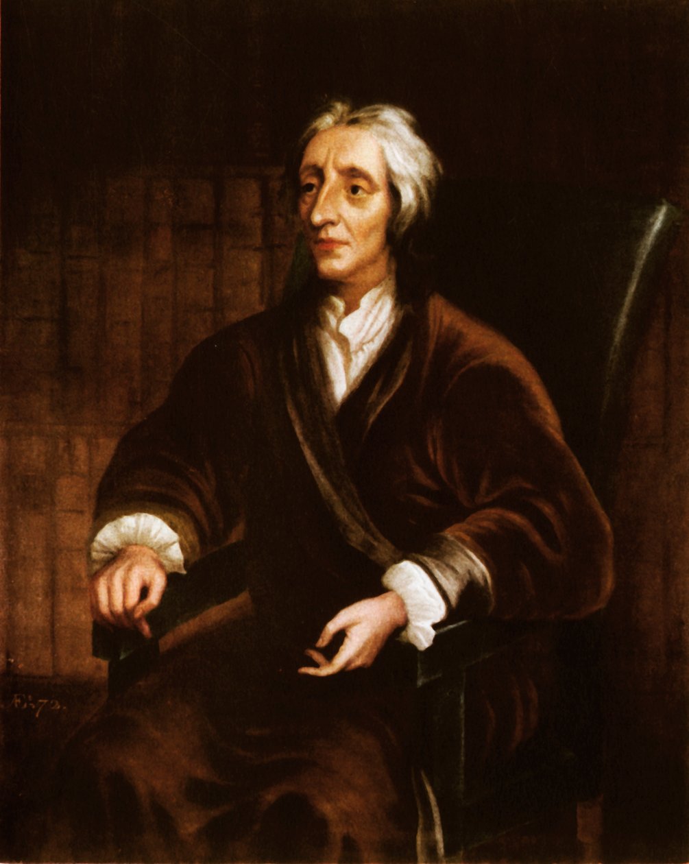 „John Locke”, 17. század vége, 1943. alkotó: Sir Godfrey Kneller