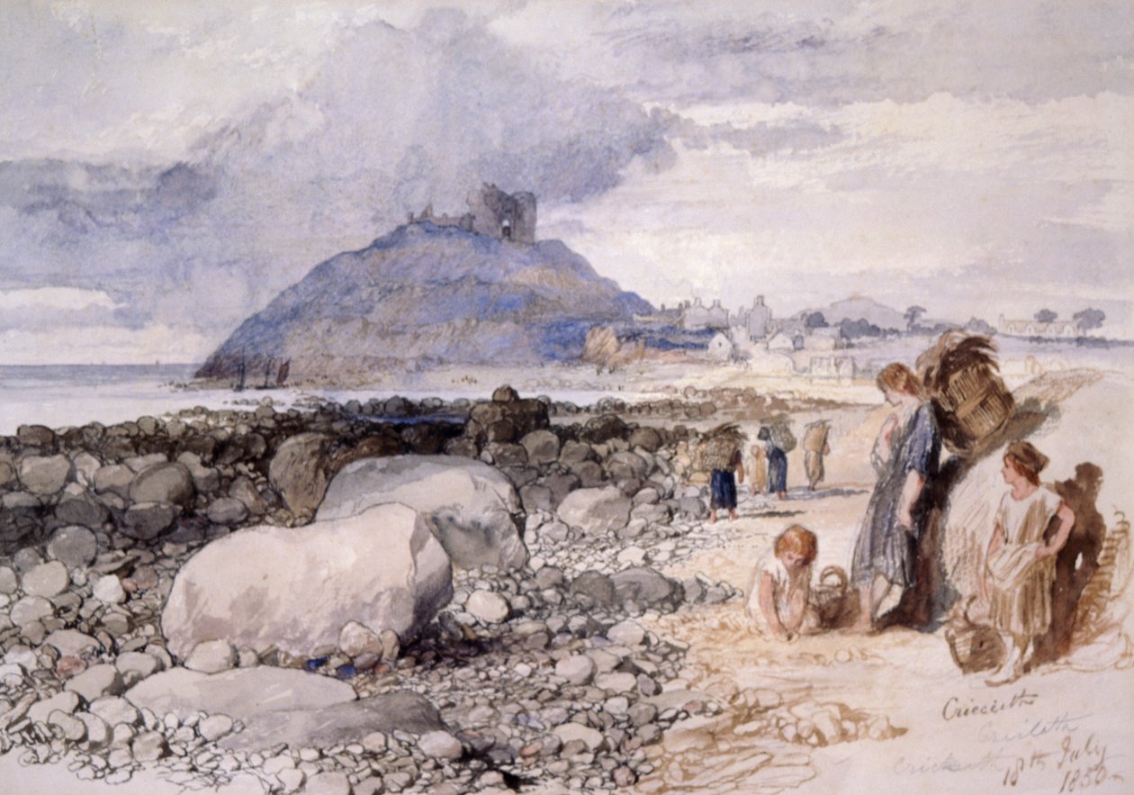 „Criccieth”, Wales, 1850. alkotó: Sir John Gilbert