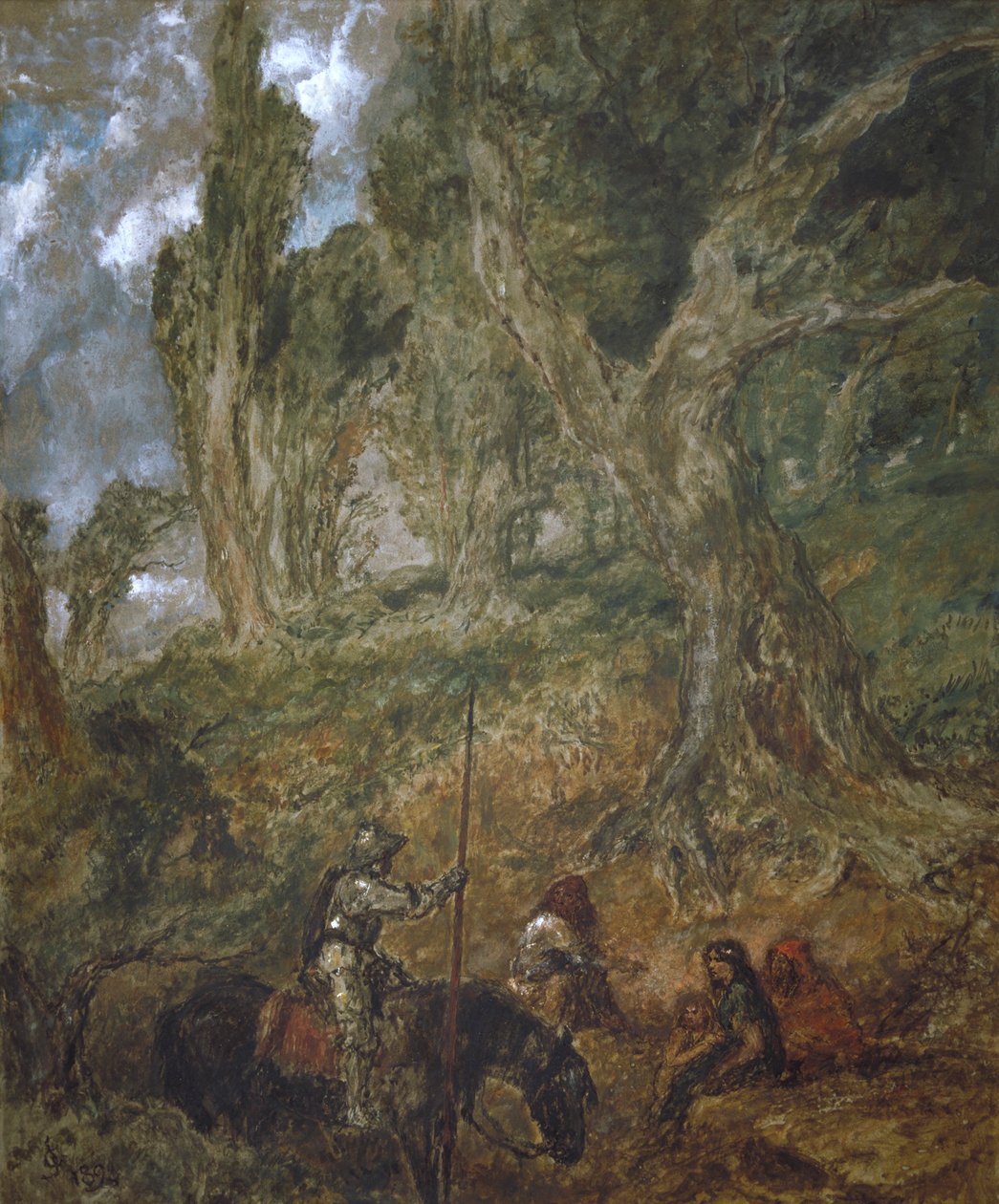 "Az elveszett út", 1894. alkotó: Sir John Gilbert