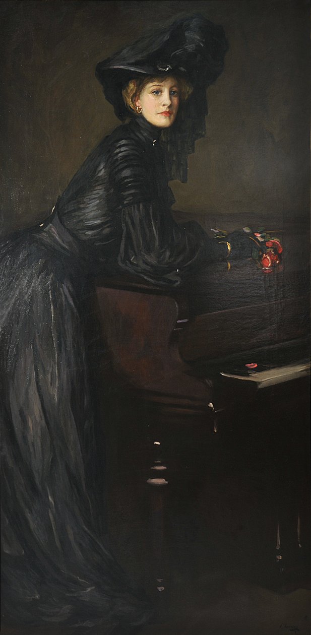 Polimnia, 1909. alkotó: Sir John Lavery