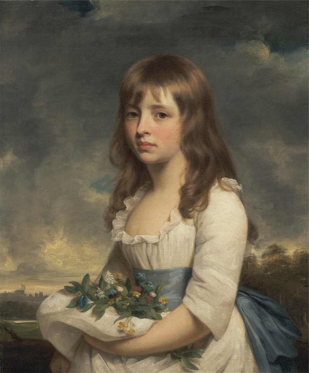 Egy lány portréja alkotó: Sir William Beechey