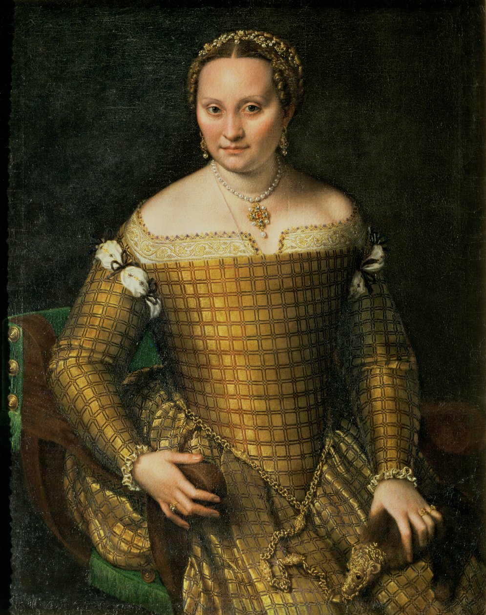 A művész édesanyjának, Bianca Ponzoni Anguisciolának portréja, 1557 alkotó: Sofonisba Anguissola