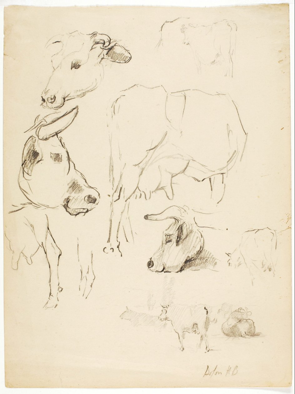 Tehenek alkotó: Solon H. Borglum