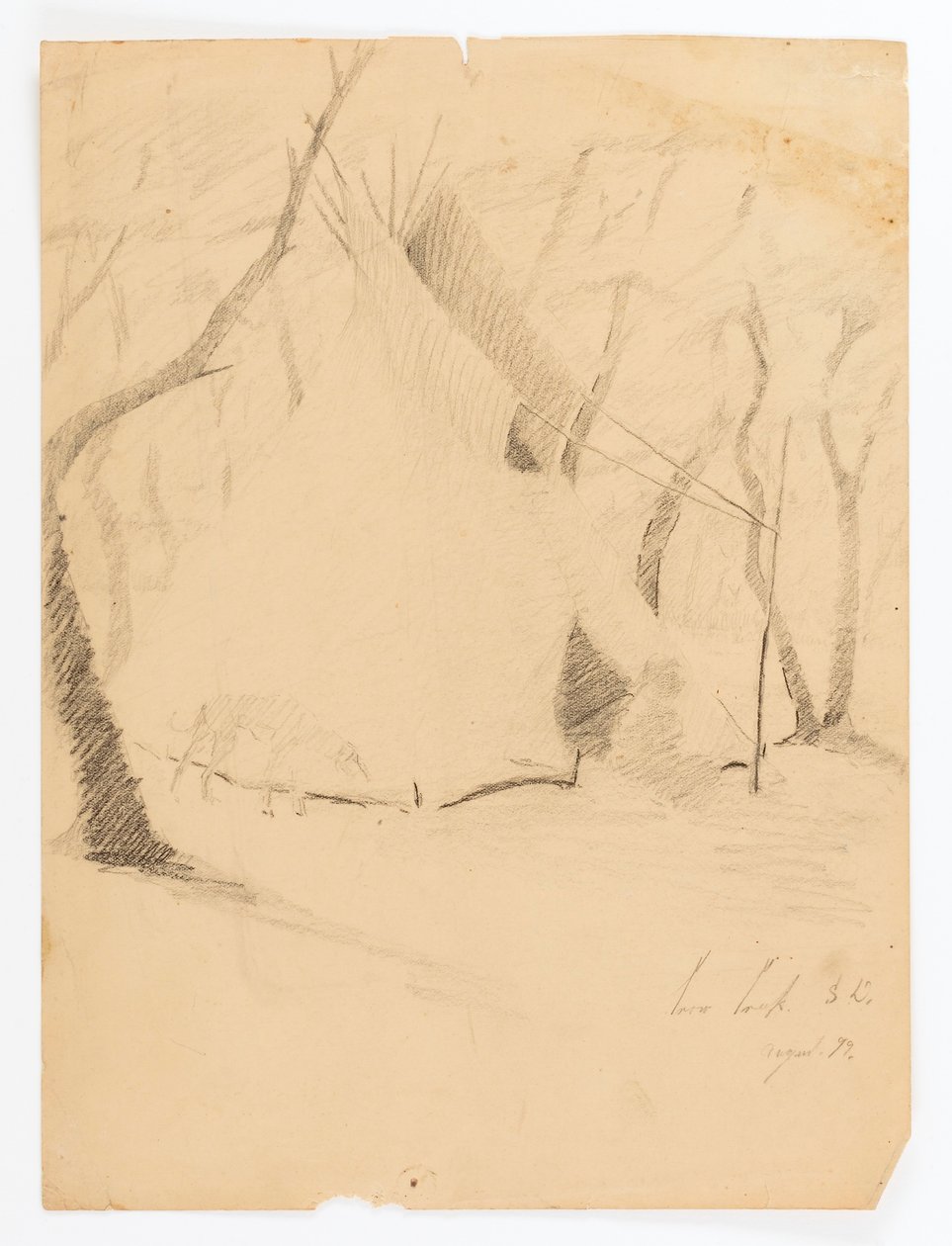 Crow Creek, S.D. alkotó: Solon H. Borglum