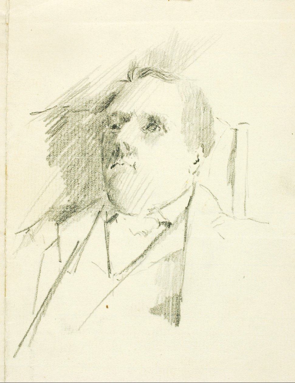 Portré tanulmány alkotó: Solon H. Borglum