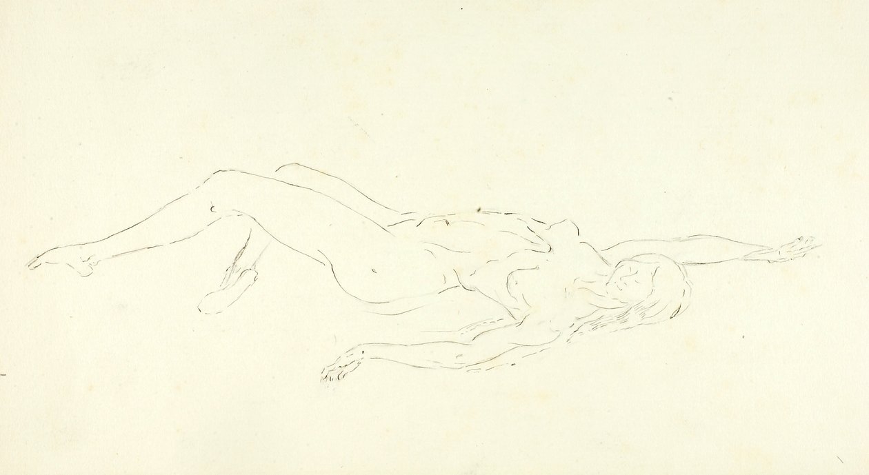 Úszás meztelenül, "The Plunge" alkotó: Solon H. Borglum