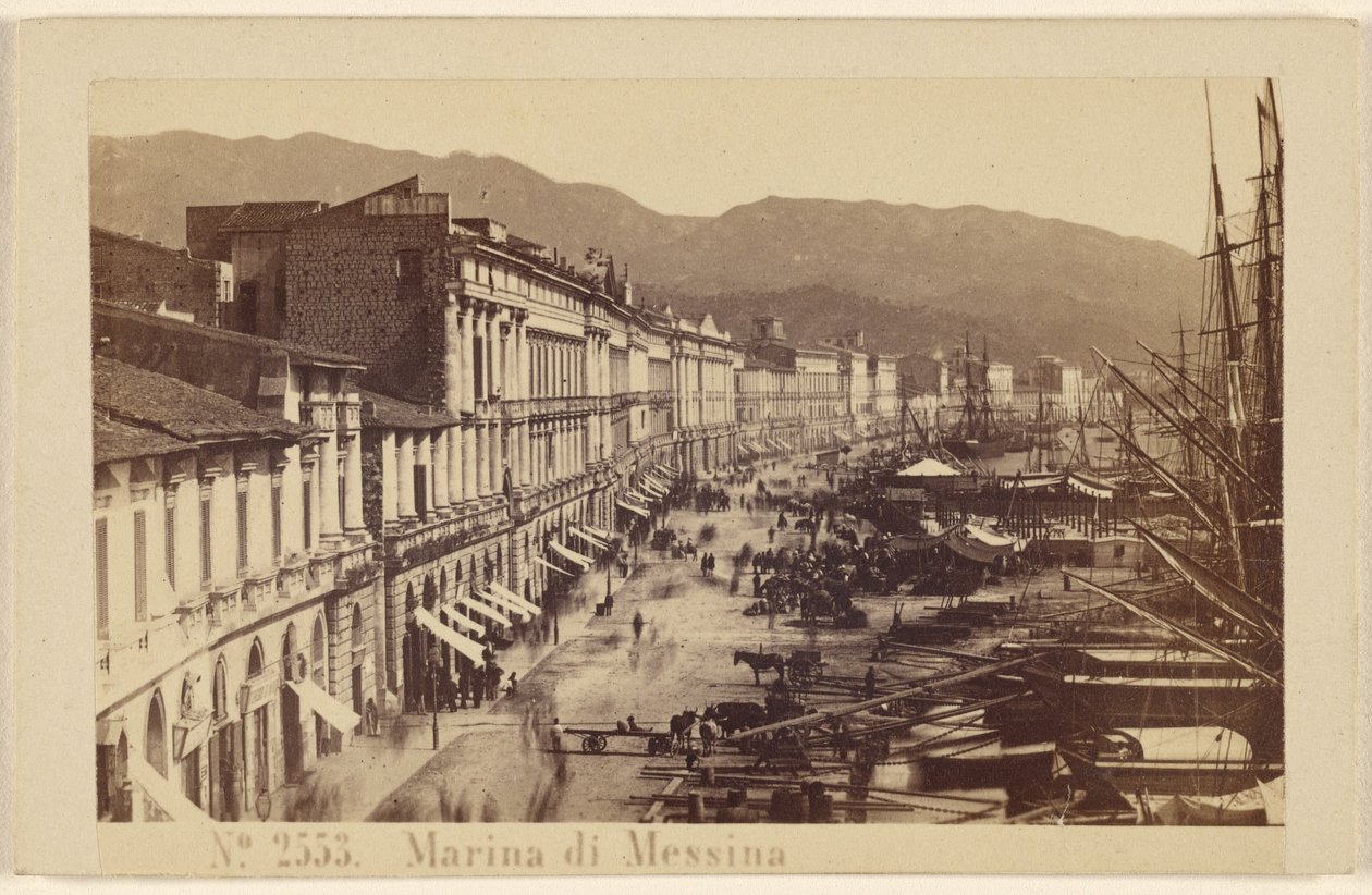 Marina di Messina. alkotó: Sommer and Behles
