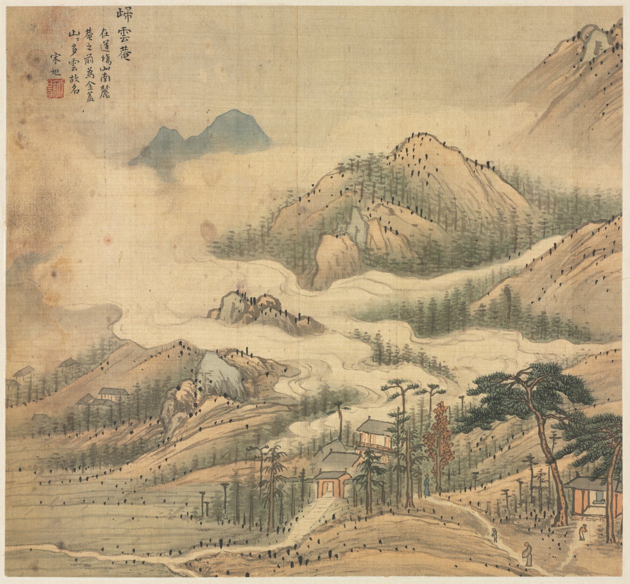 Guiyun szentély, 1500-as évek. alkotó: Song Xu