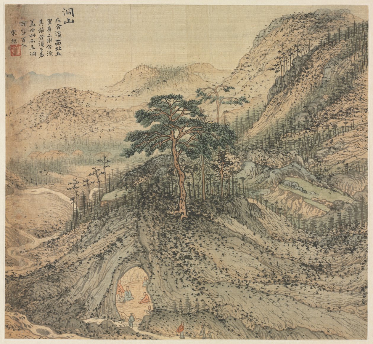 Mt. Dong Grotto Mountain, 1500-as évek. alkotó: Song Xu