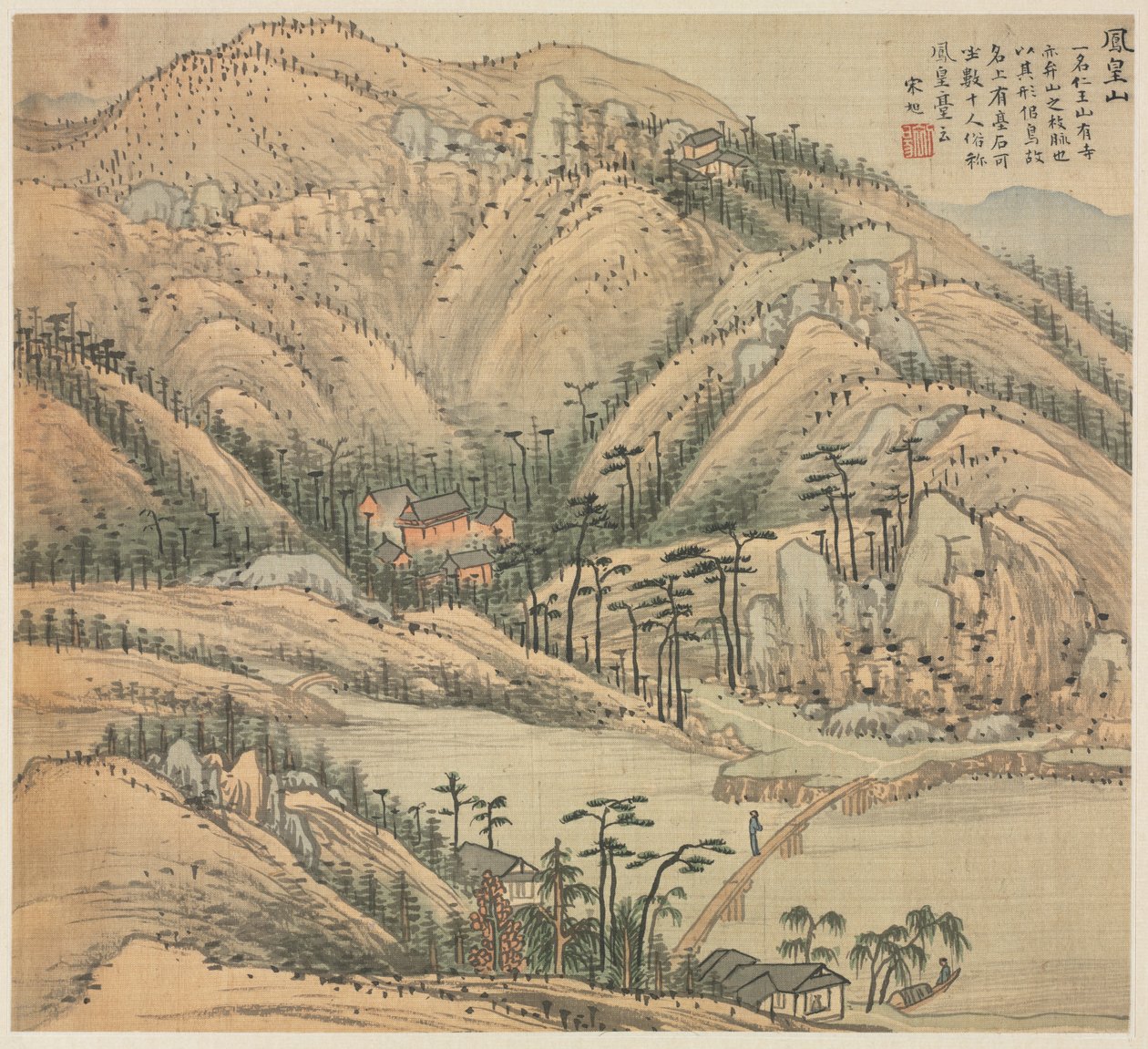Mt. Fenghuang Mt. Phoenix, 1500s. alkotó: Song Xu
