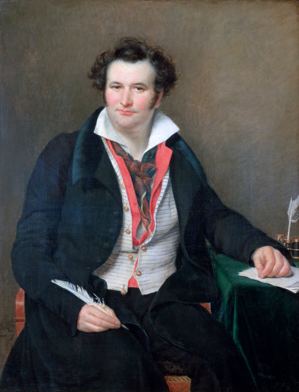 Bernard Wolf portréja, 1823 alkotó: Sophie Rude