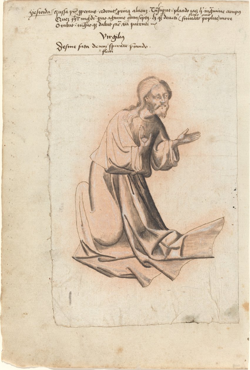 Krisztus térdel az imában alkotó: South German 15th Century