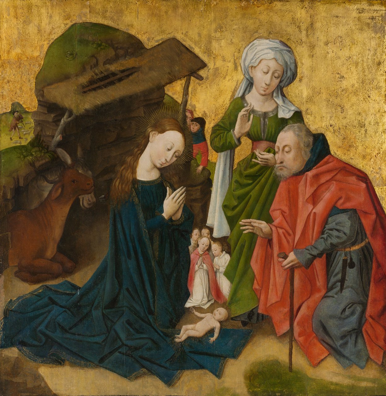 A Születés. alkotó: South Netherlandish Painter