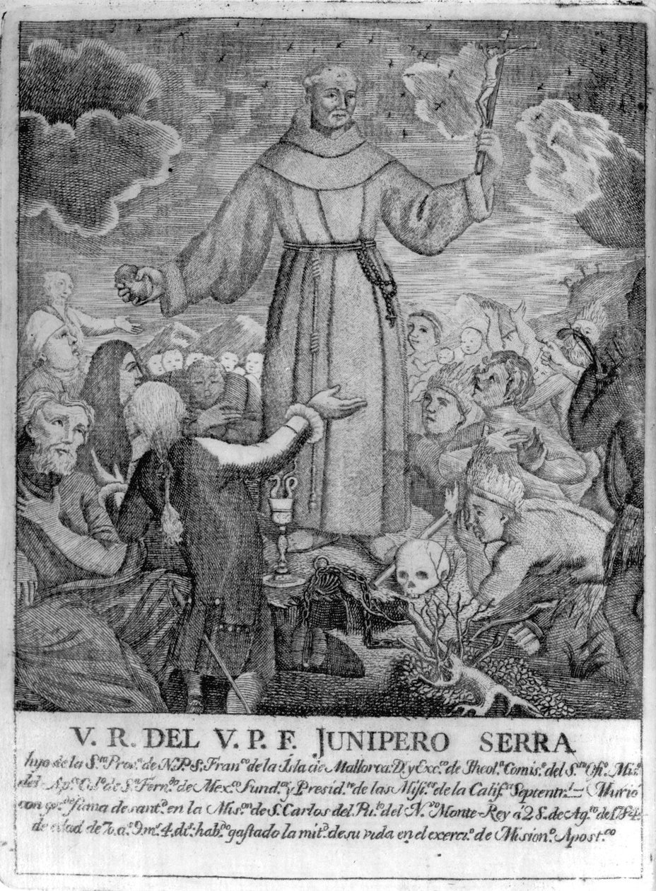 Fray Junipero Serra alkotó: Spanish School