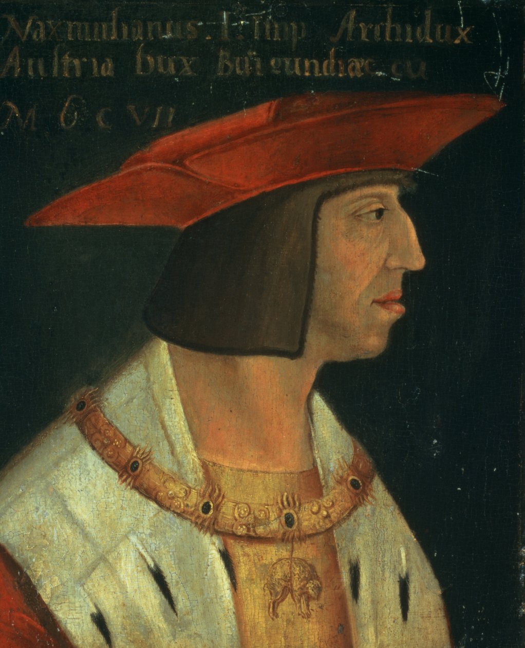 Maximilian I (1459-1519) portréja alkotó: Spanish School