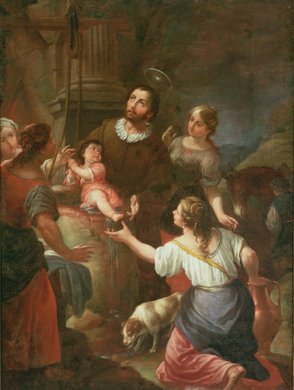 Szent Izidor és a csoda a kútnál, Madridi Iskola alkotó: Spanish School