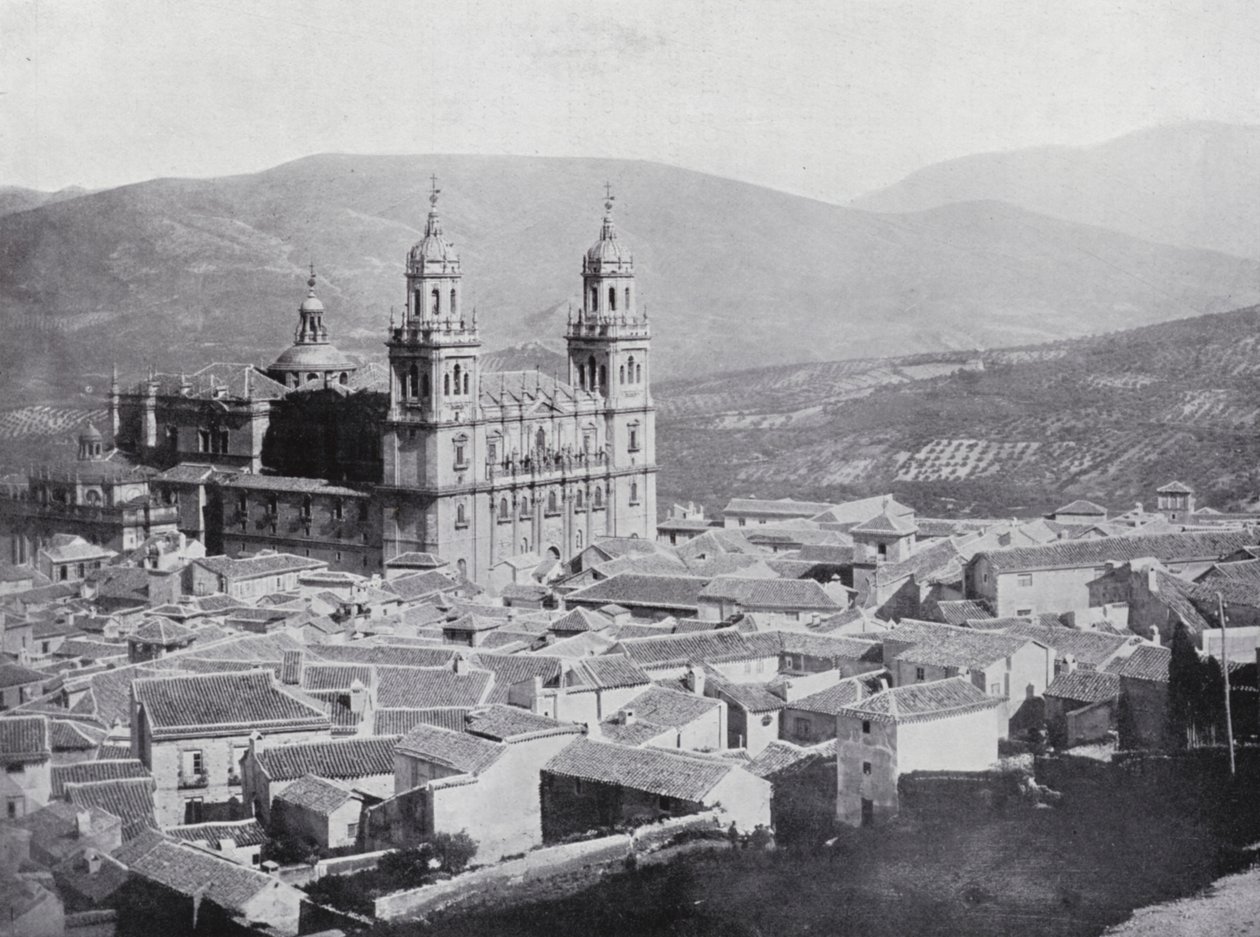 A katedrális, Jaen (fekete-fehér fotó) alkotó: Spanish Photographer
