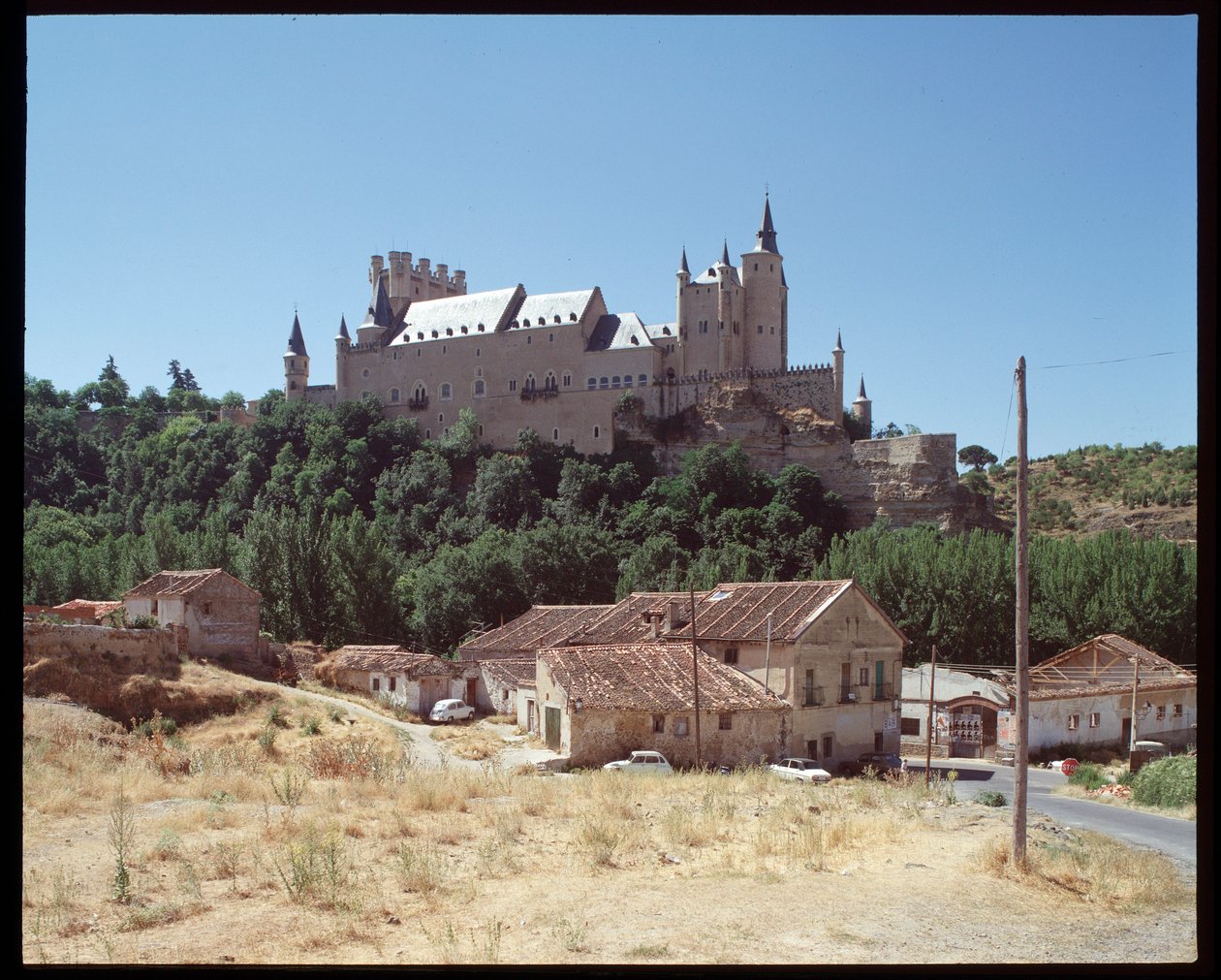 Kilátás az Alcazarra alkotó: Spanish School
