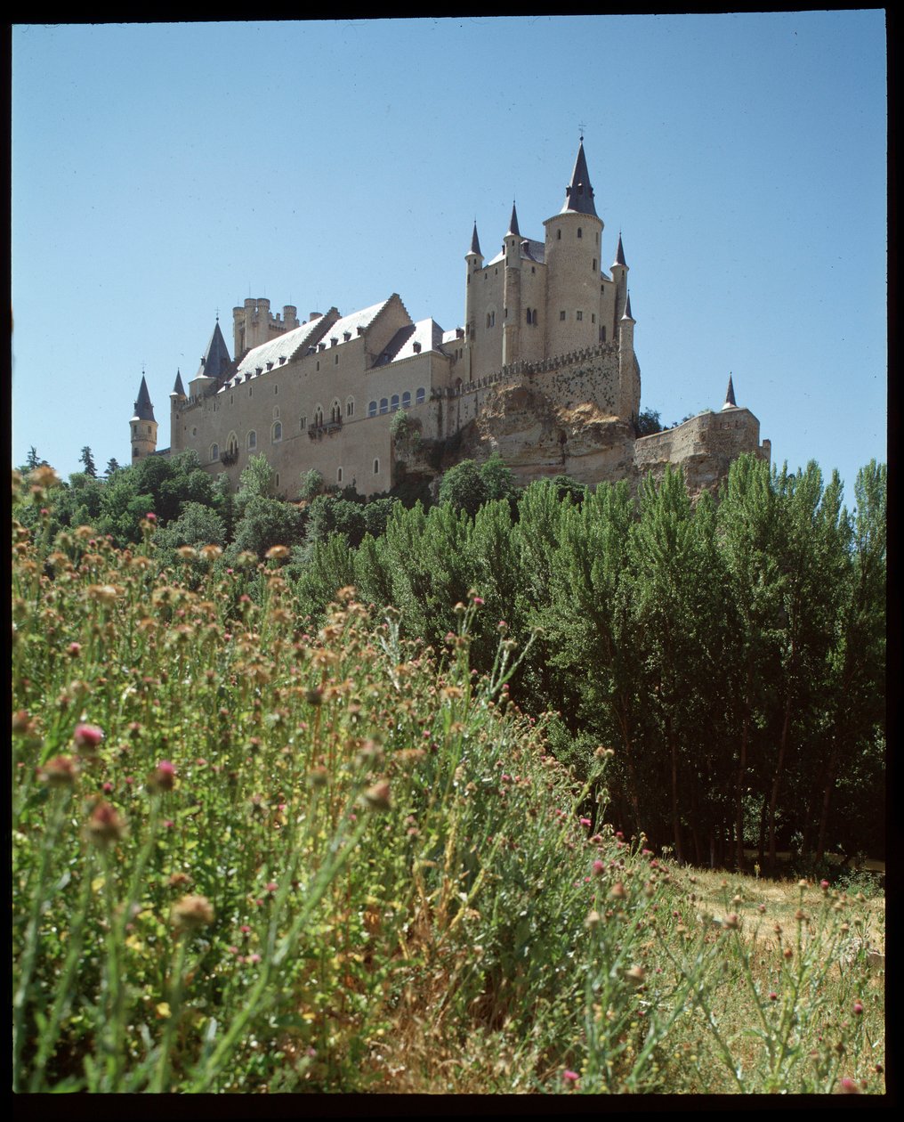 Kilátás az Alcazarra alkotó: Spanish School