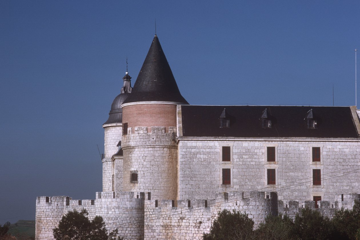 Kilátás a kastélyra alkotó: Spanish School