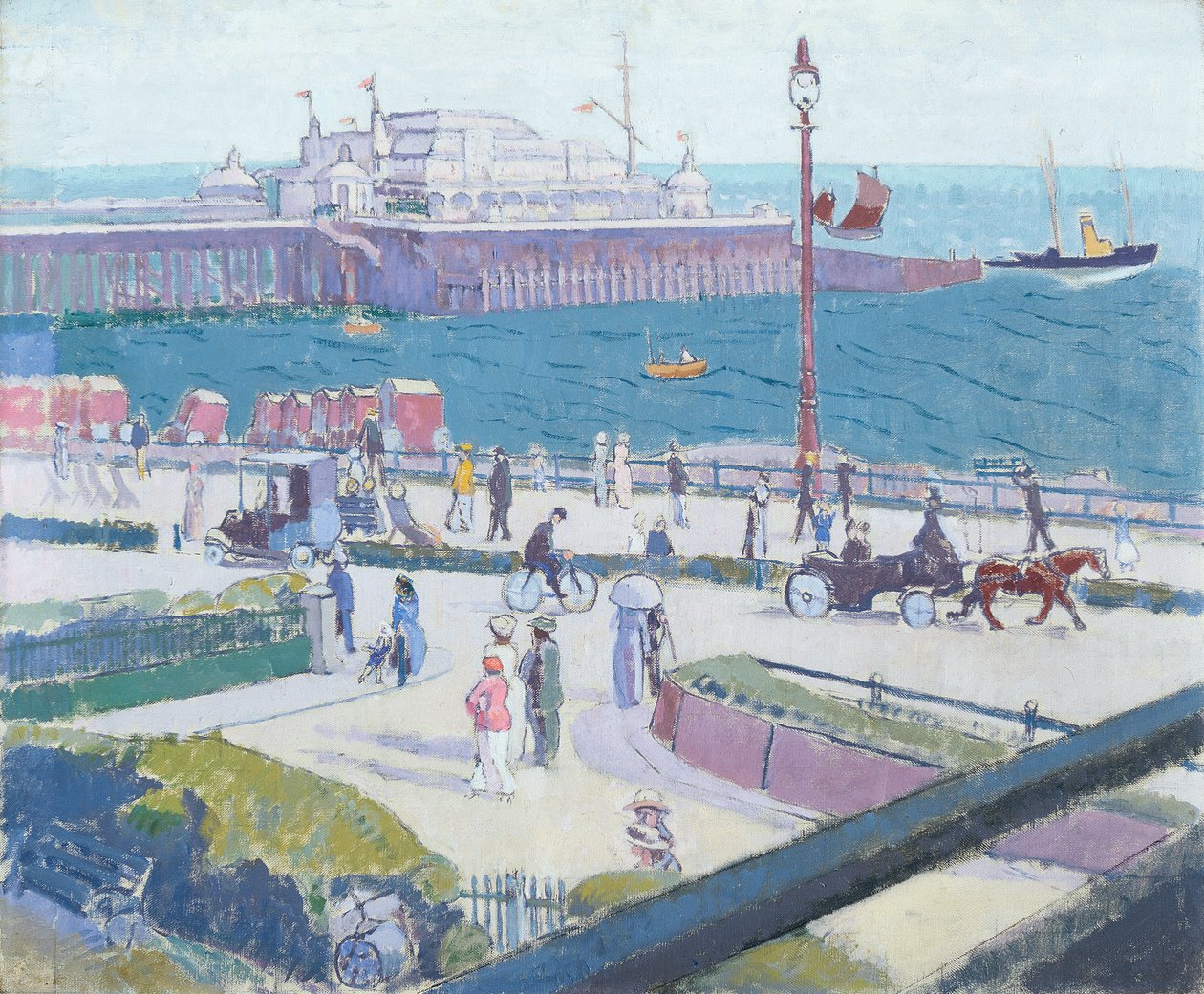 Brighton Pier, 1913 alkotó: Spencer Frederick Gore