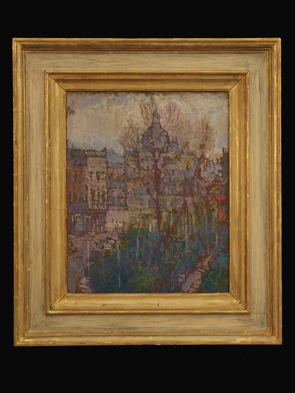Mornington Crescent, 1905 körül alkotó: Spencer Frederick Gore