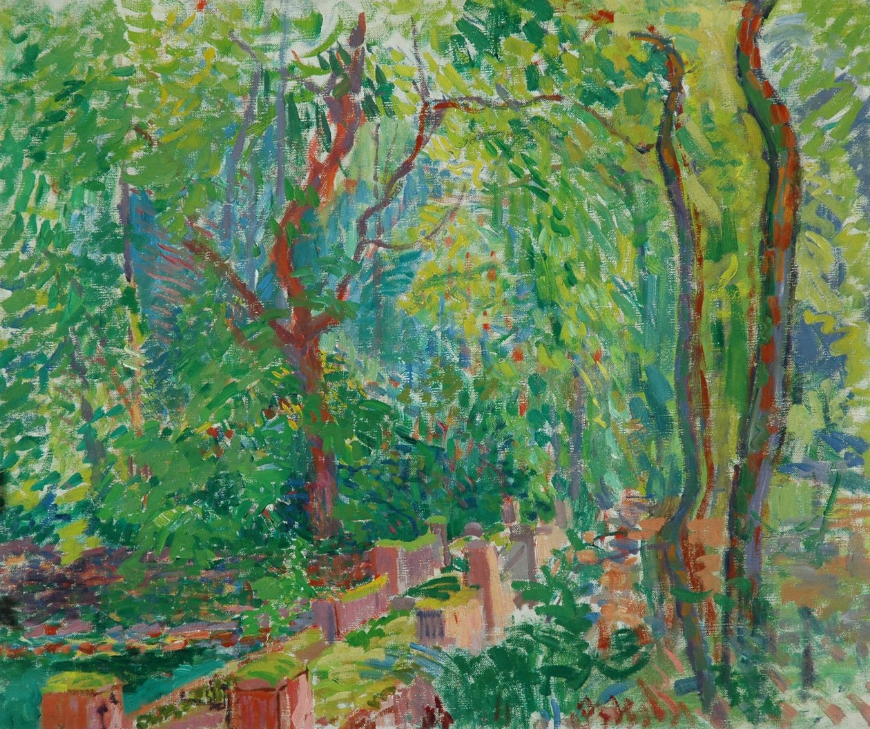 ERP bárka a serpenyőn, 1908 alkotó: Spencer Frederick Gore