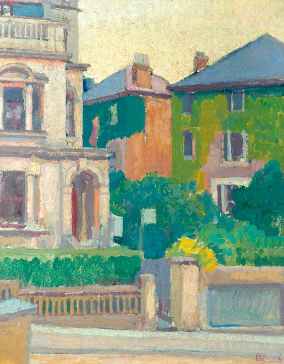 Külvárosi utca, 1913-14 alkotó: Spencer Frederick Gore