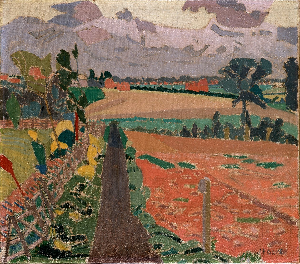 A Cinder Path, 1912 alkotó: Spencer Gore