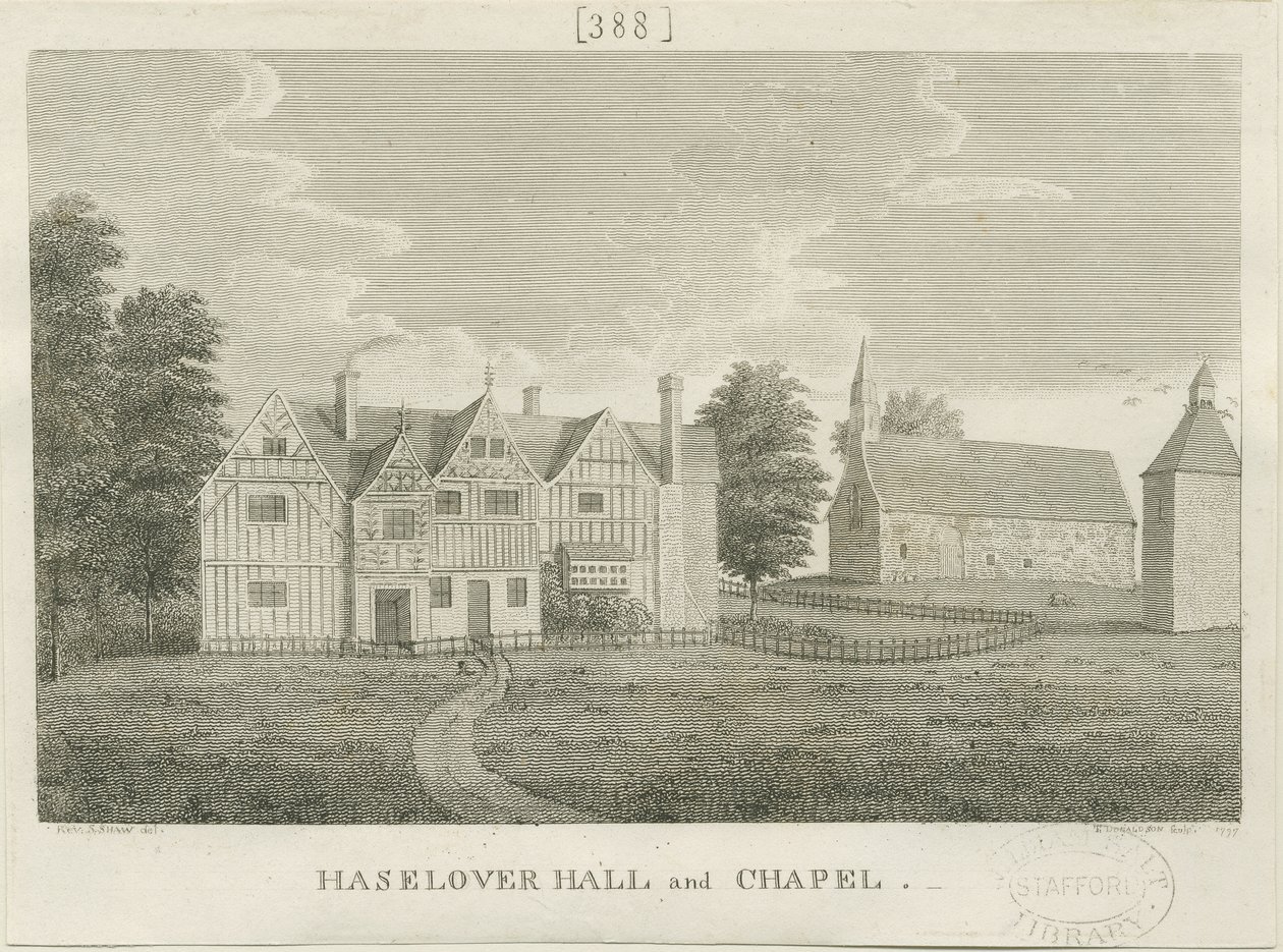 Haselour-kápolna: metszet alkotó: Stebbing Shaw
