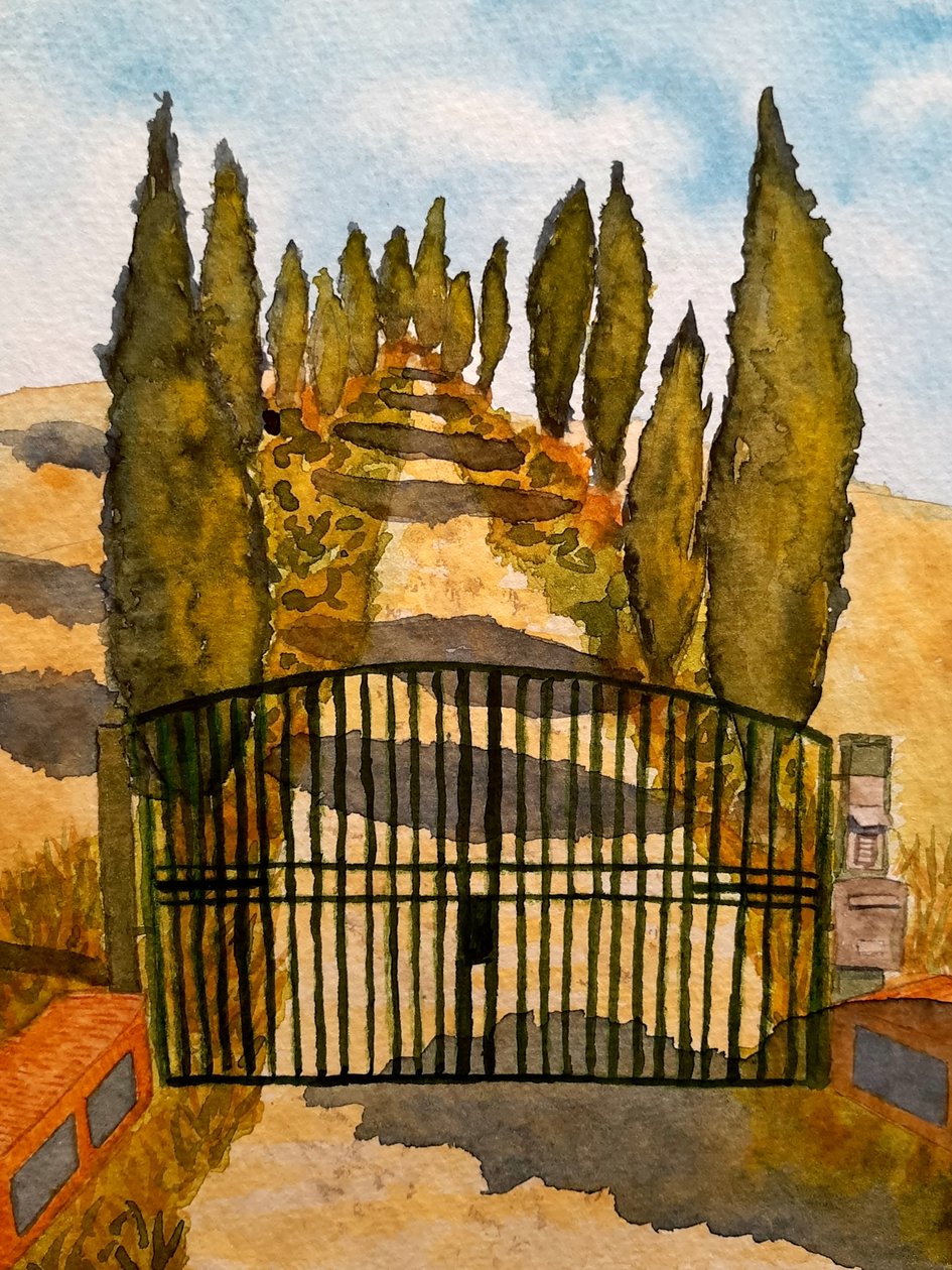 Toszkána – Asciano alkotó: Steegs Art Karin