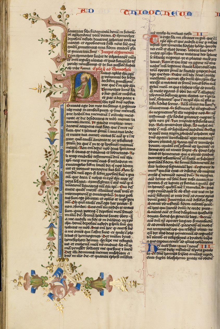 P kezdőbetű: Saint Paul alkotó: Stefan Lochner