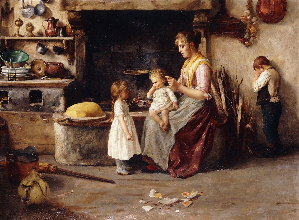 A büntetésben, 1899 alkotó: Stefano Novo