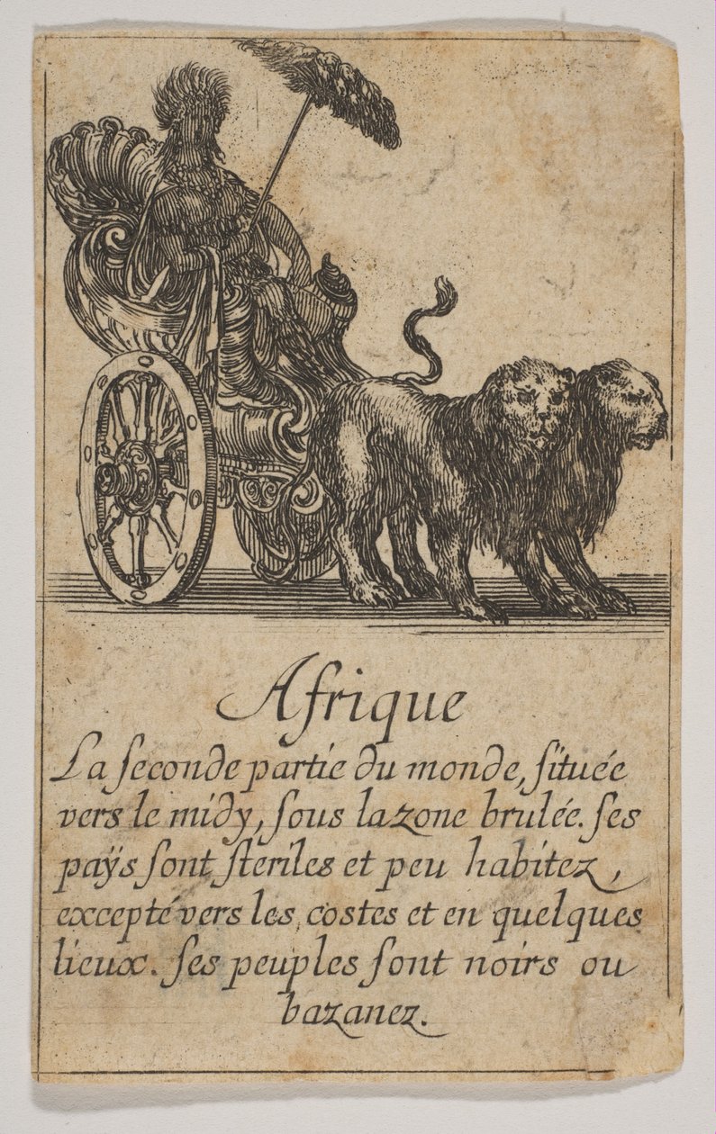 Afrika, 1644. alkotó: Stefano della Bella