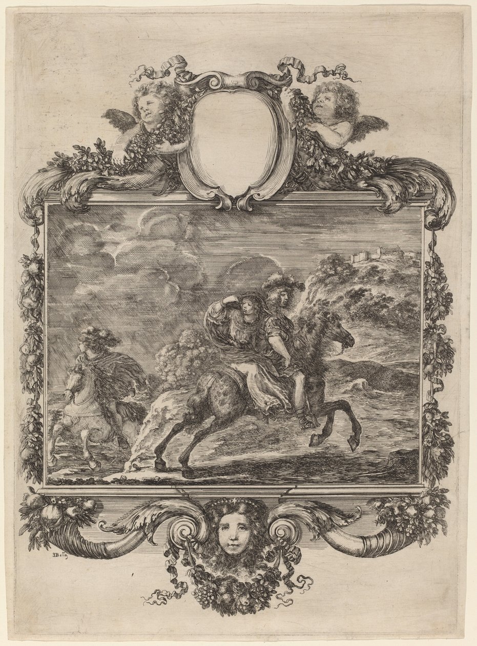 Clovis és Clotilda, c. 1657. alkotó: Stefano della Bella