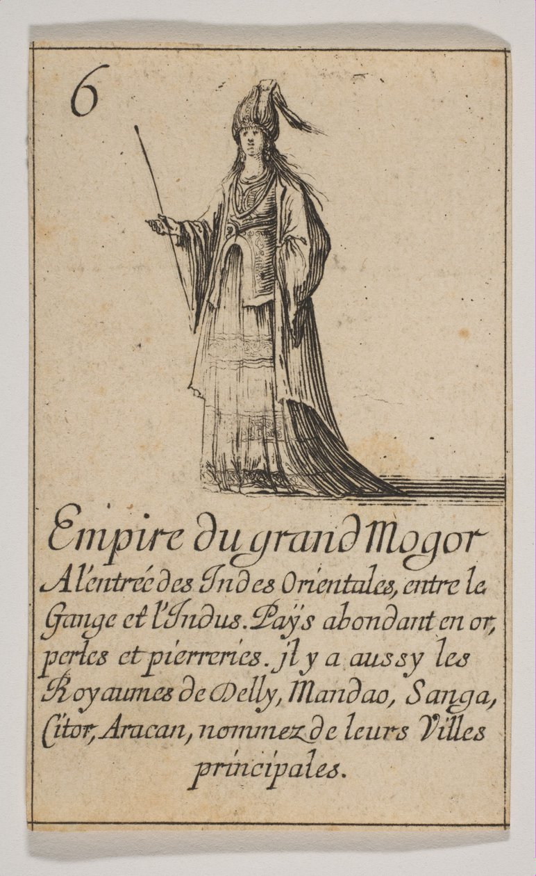 Empire du Grand Mogor, 1644. alkotó: Stefano della Bella