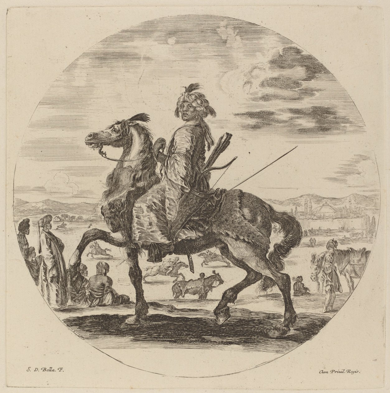 mór lovag. alkotó: Stefano della Bella