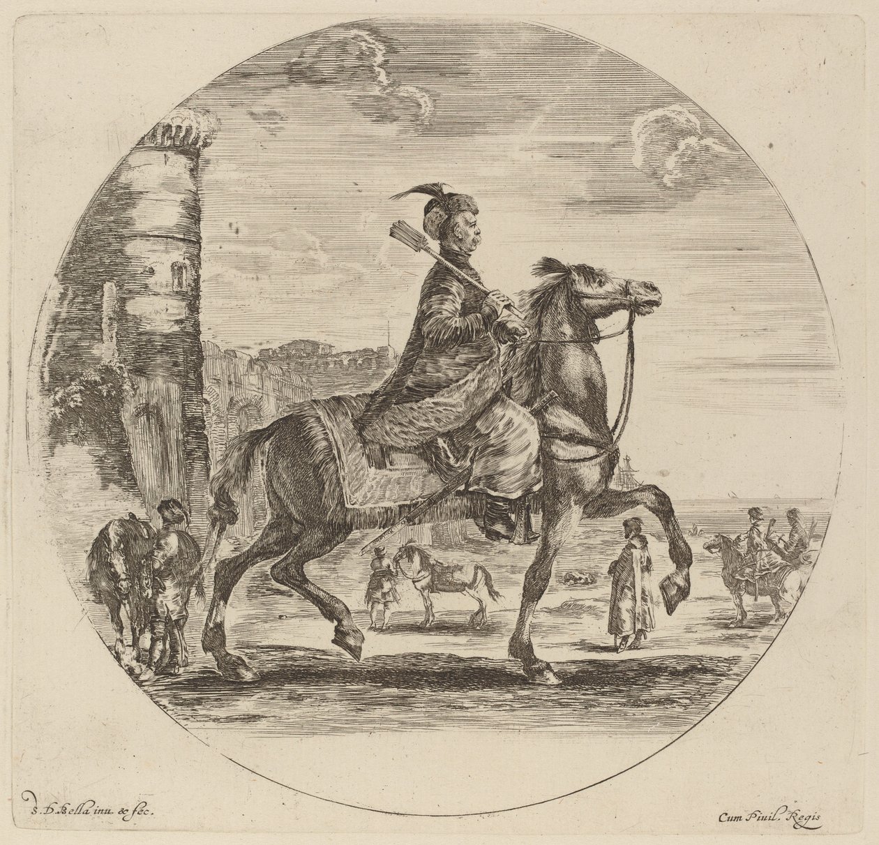 Lengyel Cavalier. alkotó: Stefano della Bella