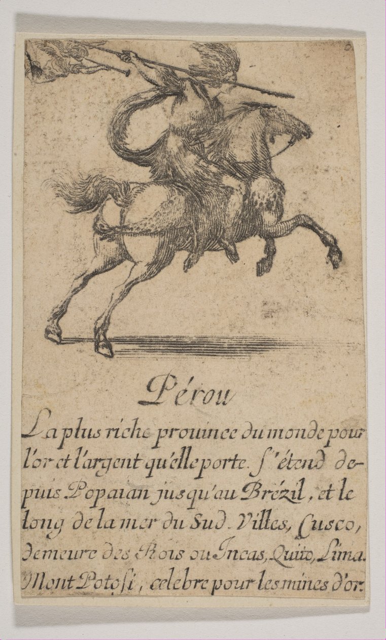 Peru, 1644. alkotó: Stefano della Bella
