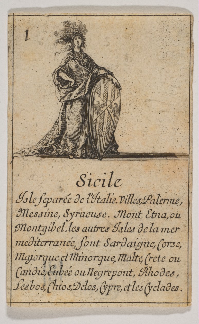 Szicília, 1644. alkotó: Stefano della Bella