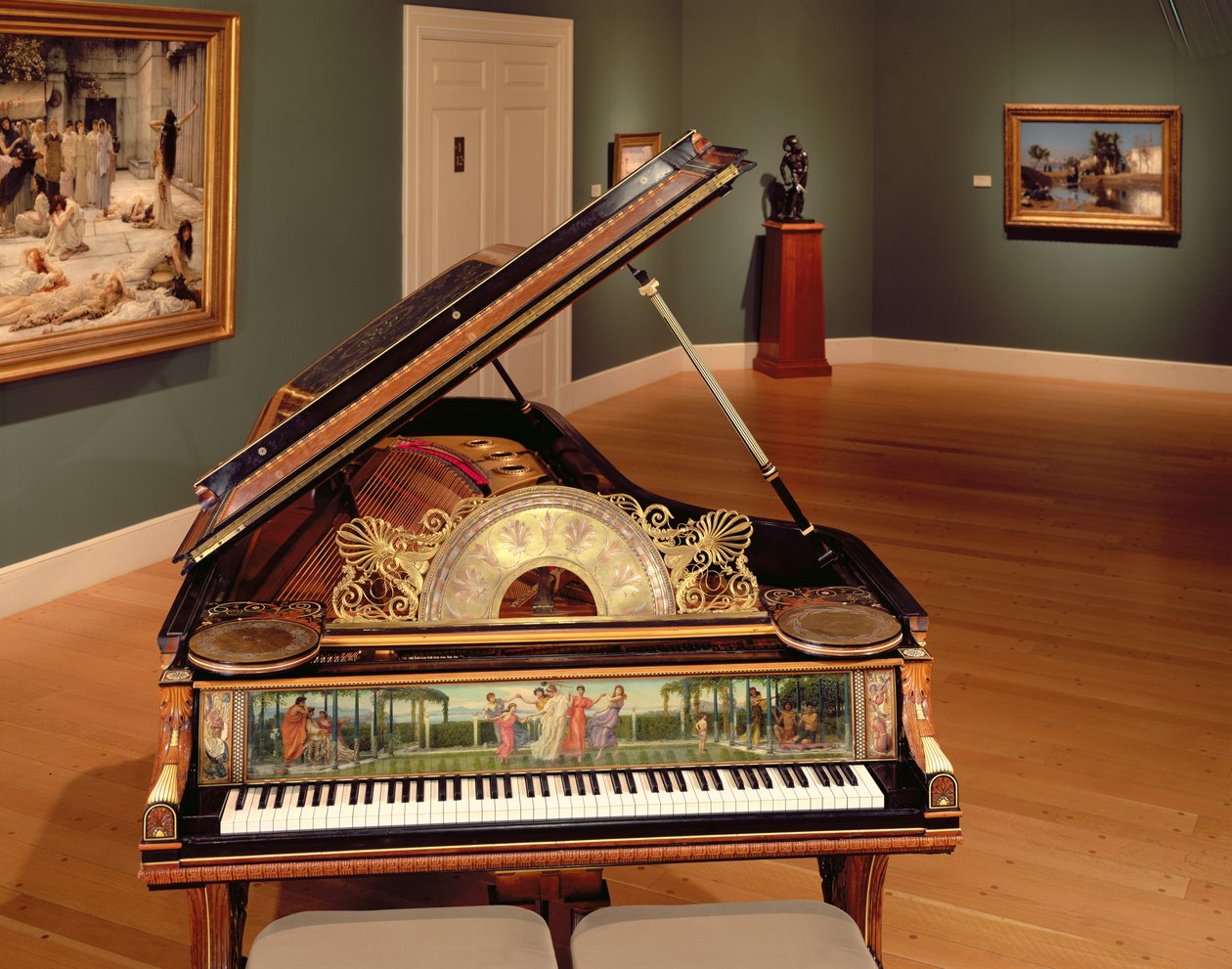 D modell zongora, 54538, 1884 alkotó: Steinway and Sons