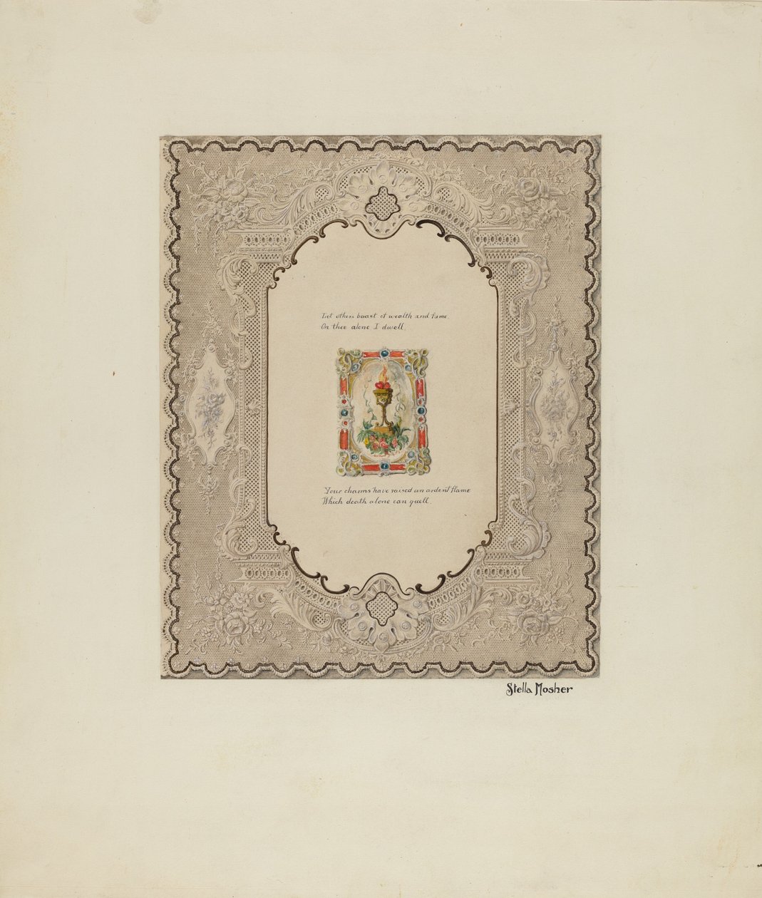 Valentin, c. 1941. alkotó: Stella Mosher