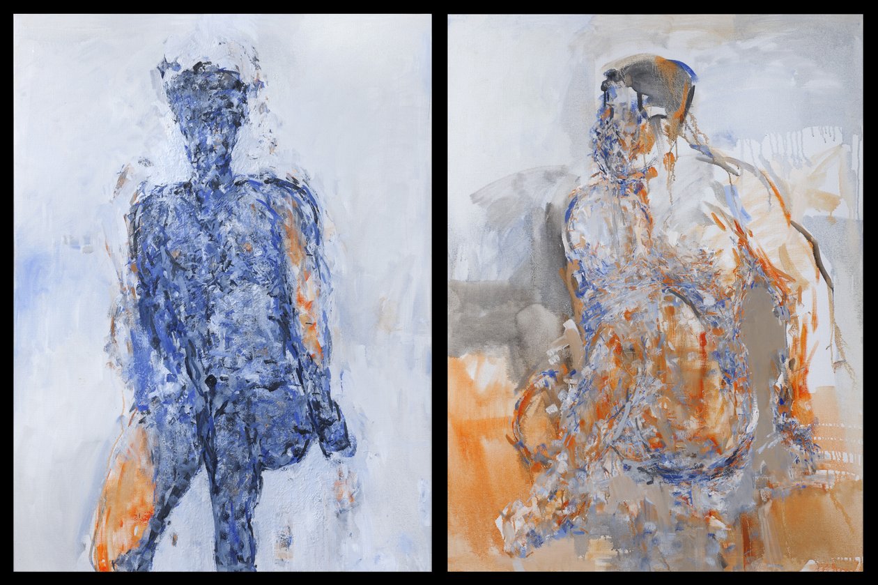 Duncan Hume táncoló diptichonja 38 évesen, 2011 alkotó: Stephen Finer